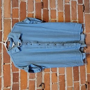 NWOT Oversize Jean Shirt